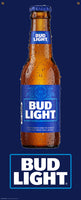 Bud Light Bottle Banner 2' x 6'