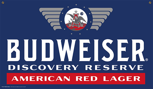 Budweiser Discovery Reserve American Lager 28" x 48" Banner
