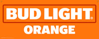 Bud Light Orange 2' x 5' Banner