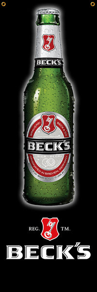 Becks Bottle Banner 2' x 6'