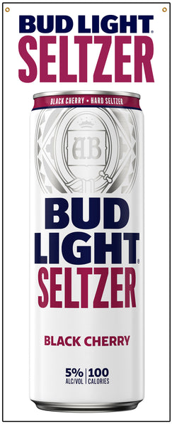 Bud Light Seltzer Black Cherry 2' x 5' Banner