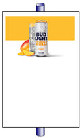 Bud Light Seltzer Mango Pole Sign (25 per pkg.) - 32" x 48"
