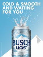 Busch Light 18" x 24" Window Perf Decal