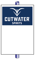 Cutwater Spirits Pole Sign (25 per pkg.) - 32" x 48"