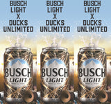 Busch Light Ducks Unlimited Three Sided Bollard Sign