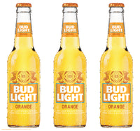 Bud Light Orange Bottle Three Sided Bollard Sign