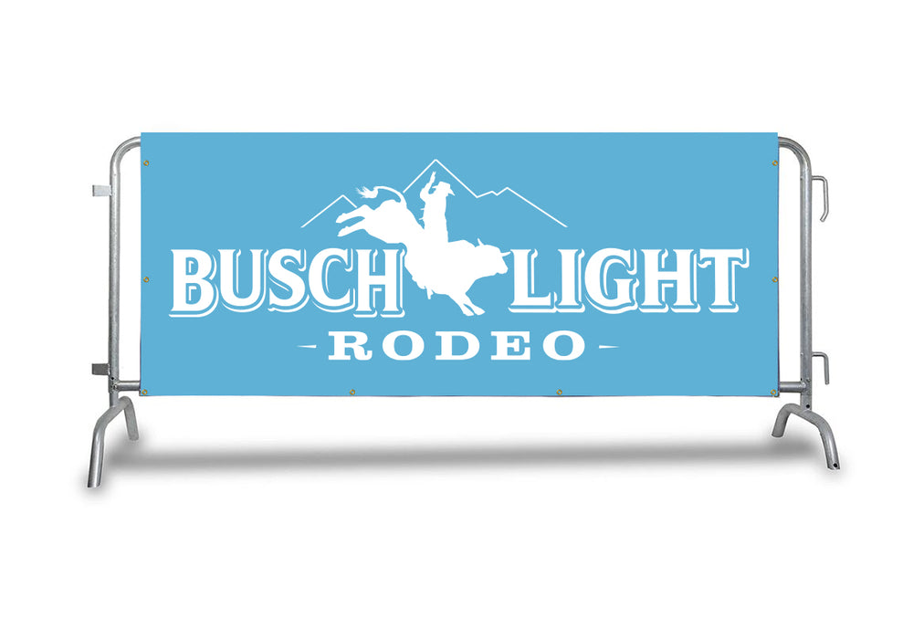 Busch Light Rodeo Double Sided Barrier Banners