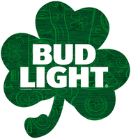 Bud Light Shamrock Decal 12"