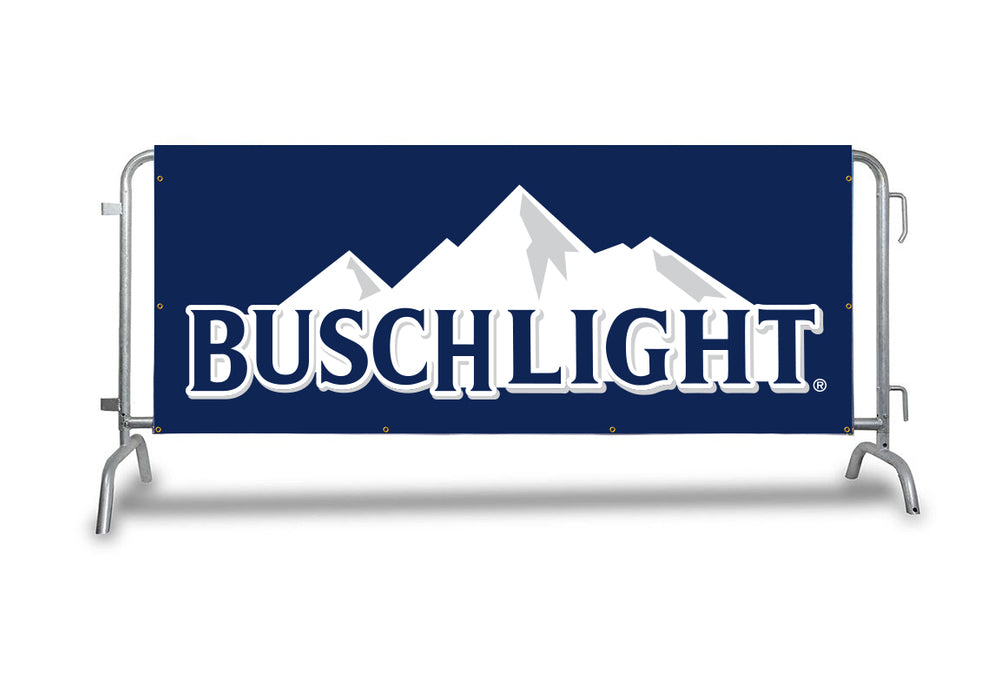 Busch Light Double Sided Barrier Banners