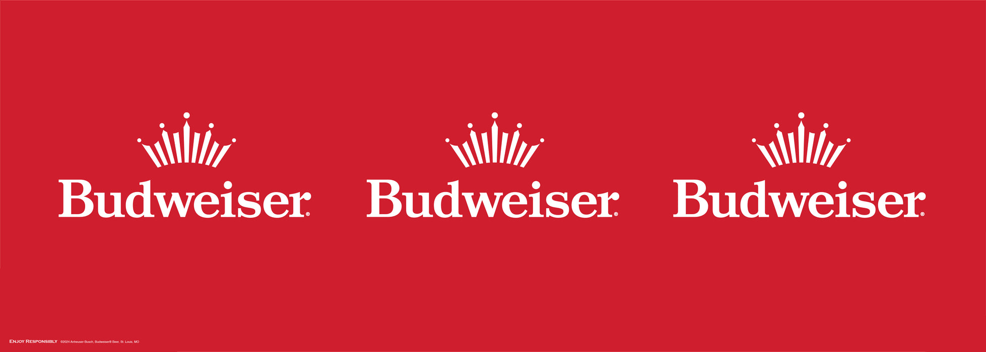 Budweiser Keg Wrap Decal 48" x 17"