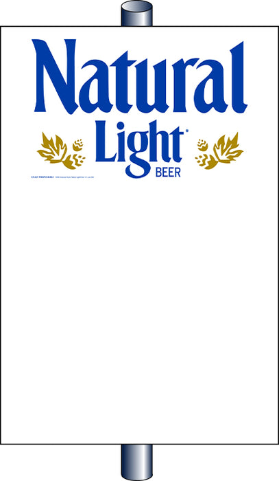 Natural Light Pole Sign (25 per pkg.) 32" x 48"