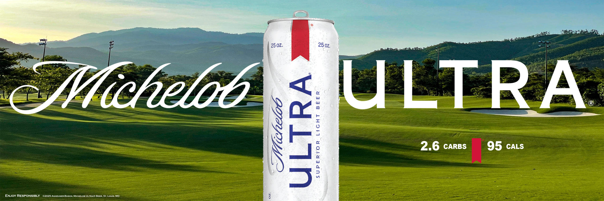 Michelob Ultra Golf Banner 14.5" x 48"