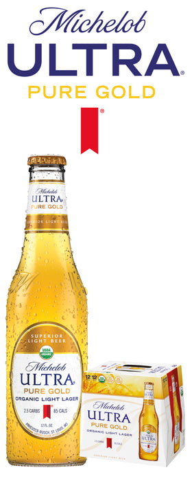 Michelob Ultra Pure Gold Package Banner 2' x 5'