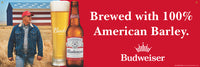 Budweiser American Barley 2' x 6' Banner
