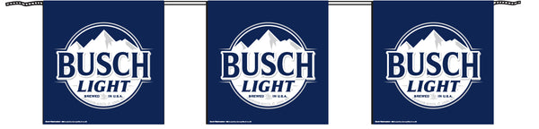 Busch Light 60' Pennant String Double Sided