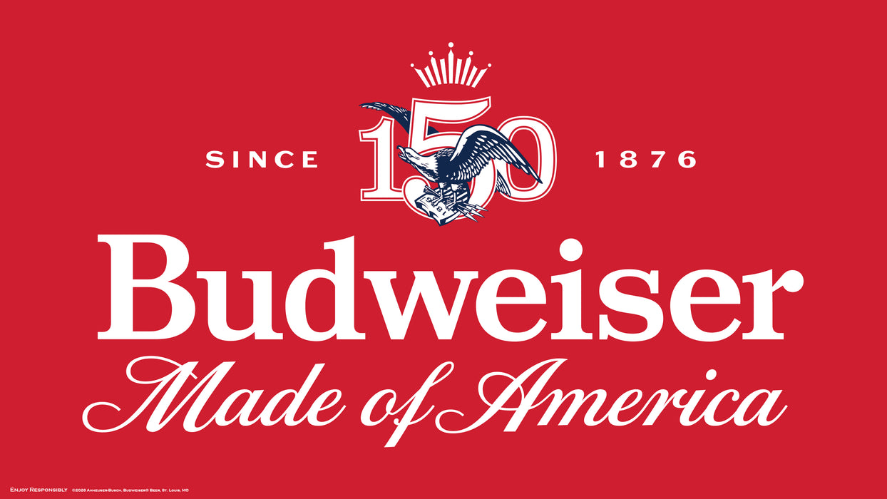 Budweiser 150 Made in America Banner 2' x 4'