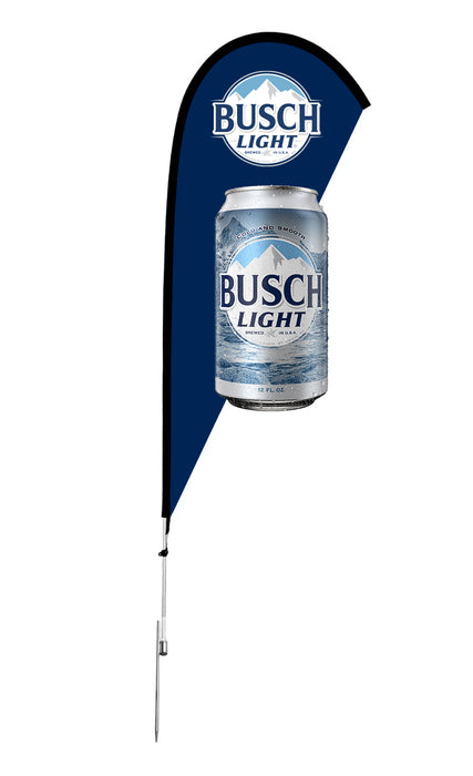 3D Die Cut Busch Light 9' Tear Drop Feather Kit