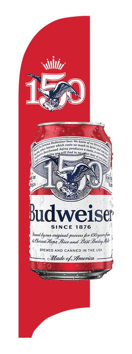 3D Die Cut Budweiser 150 9.5' Tail Feather Kits