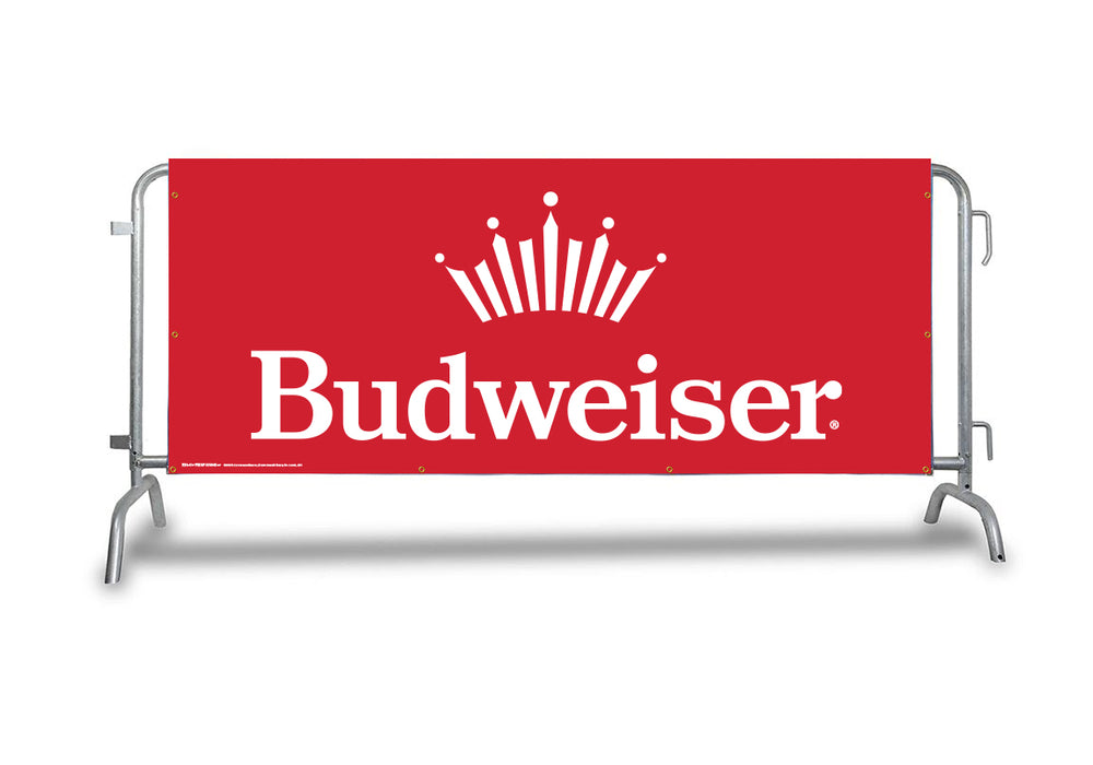 Budweiser Double Sided Barrier Banners