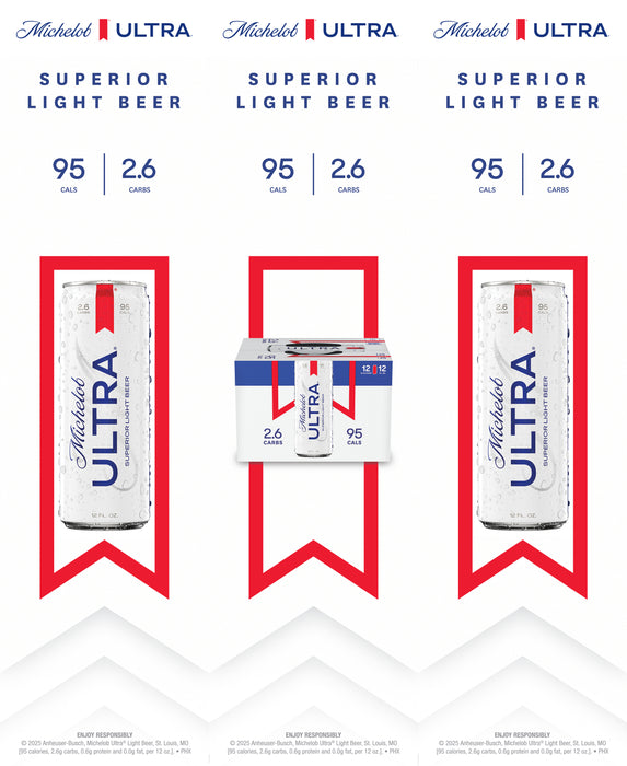Michelob Ultra Three Sided Bollard Sign