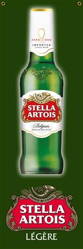 Stella Artois Bottle Banner 2' x 6'