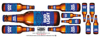 Bud Light Glass Bottle Wall Graphic Sheet 18" x 48"