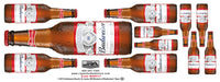 Budweiser Glass Bottle Wall Graphic Sheet 18" x 48"