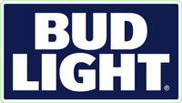 Bud Light 1 Color Stacked Fleet Decal
