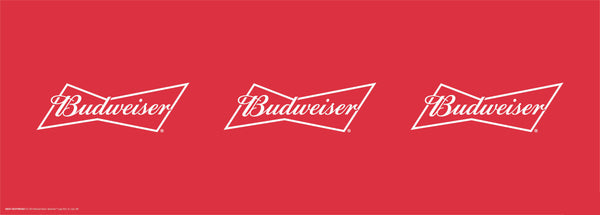 Budweiser Keg Wrap Decal 48" x 17"