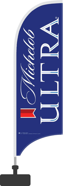 Michelob Ultra 7.5' Sidewalk Solution Tail Feather Flag Kits