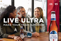 Michelob Ultra Live Ultra 2' x 3' Banner