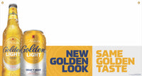 Michelob Golden Light 60" x 32"  Logo Banner