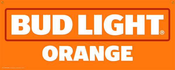Bud Light Orange 2' x 5' Banner