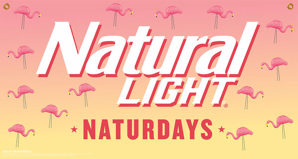 Natural Light Naturdays 16" x 30" Banner