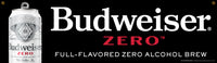 Budweiser Zero 14.5" x 48" Banner