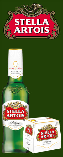 Stella Artois Bottle Banner 2' x 5'