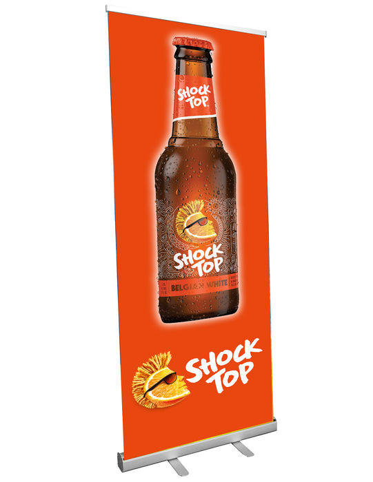 Shock Top Retractable Banner Stand 33" x 81"