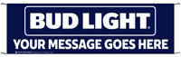 Bud Light "Customized" 10' x 3' Logo Banner