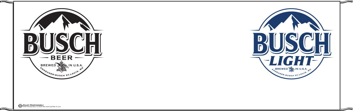 Busch/Busch Light Imprintable Banners - 10' x 3' — Ripper Bud Web Store