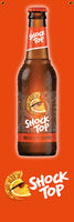 Shock Top Bottle Banner 2' x 6'
