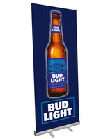 Bud Light Retractable Banner Stand 33" x 81"