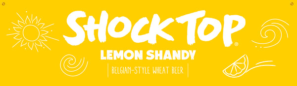 Shock Top Lemon Shandy Banner 14" x 48"
