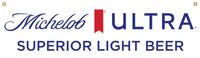 Michelob Ultra Superior Light Beer 14" x 48" Banner