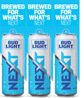 Bud Light Next Three Sided Bollard Sign