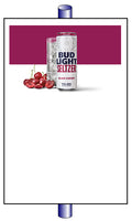 Bud Light Seltzer Black Cherry Pole Sign (25 per pkg.) - 32" x 48"