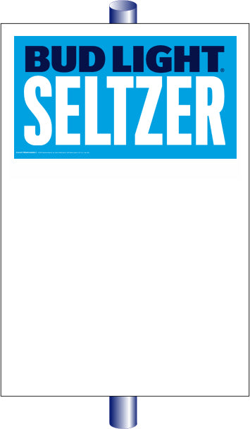 Bud Light Seltzer Variety Pole Sign (25 per pkg.) - 32" x 48"