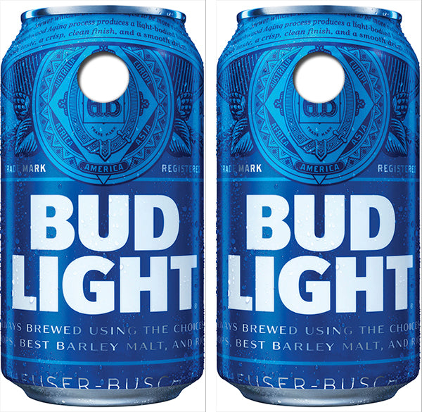 Bud Light Can Cornhole Wrap Decal