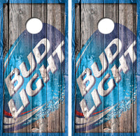 Bud Light Logo Cornhole Wrap Decal
