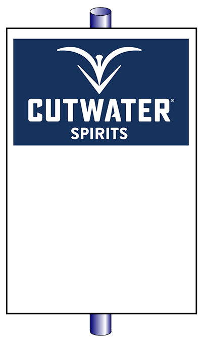 Cutwater Spirits Pole Sign (25 per pkg.) - 32" x 48"